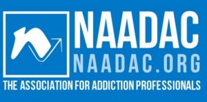 NAADAC logo on the display of the website