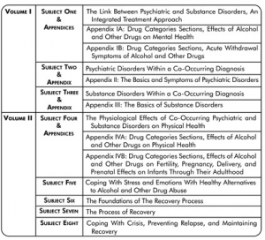 A sample of a treatment plan for addiction.
